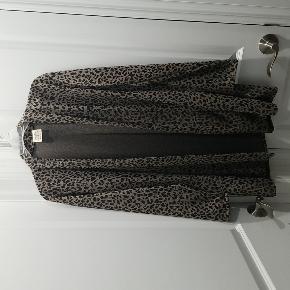 NWOT Leopard Cardigan/Blazer XL